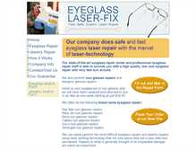 Tablet Screenshot of eyeglasslaserfix.com